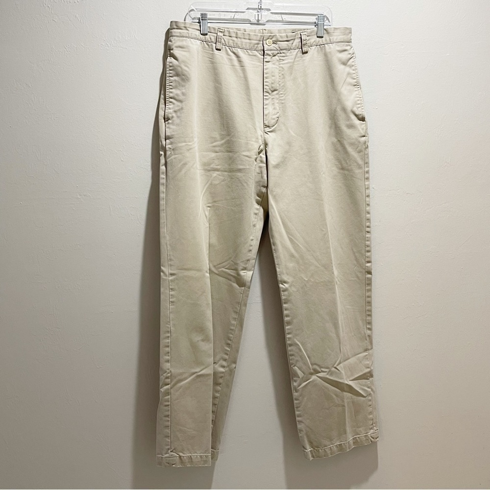 VINEYARD VINES Men’s Beige Khaki ISLAND PANTS Straight Leg Chino Size 36” X 32”